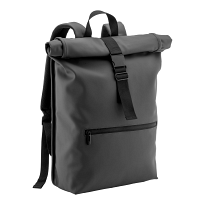 Laptop backpack in soft pu water resistant