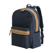 Recycled canvas backpack with padded notebook compartment
