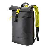 Water resistant soft pu laptop backpack, notebook compartment