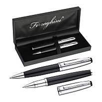 Ferraghini writing set with a ball pen and a rollerball pen
