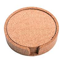 MARIOKA Set of 4 cork coasters
