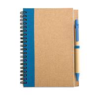 Bloc notes reciclat și pix