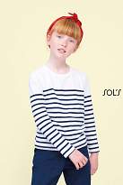MATELOT LSL KIDS FRENCH NAVY/WHITE