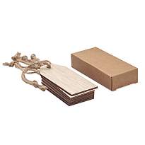 Set de 6 etichete din lemn