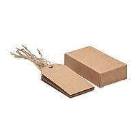 Set 12 etichete hartie kraft
