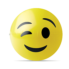 Minge de plaja cu emoticon.
