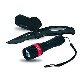 NEST set flashlight and knife