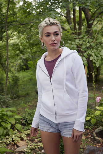 Sweater Lady Fit Hooded Sweat Jacket 1