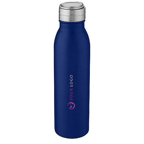 Harper 700 ml stainless steel water bottle with metal loop 2