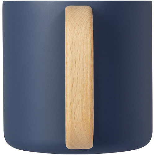 Bjorn 360 ml RCS certified recycled stainless steel mug with copper vacuum insulation 4