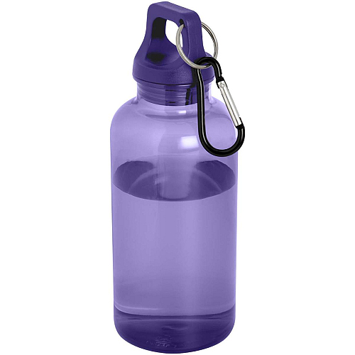 Oregon 400 ml RCS certified recycled plastic water bottle with carabiner 1