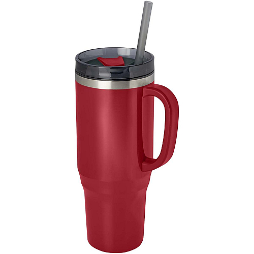 Melbourne 1200 ml RCS certified insulated tumbler with straw 1