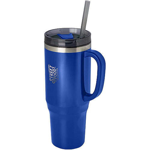 Melbourne 1200 ml RCS certified insulated tumbler with straw 2