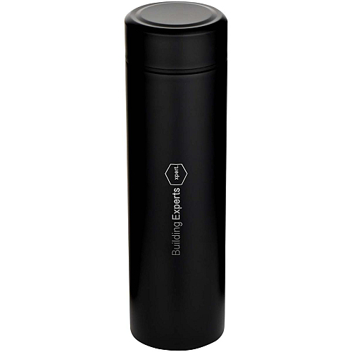 Taylor 450 ml double wall stainless steel flask with tea strainer 2