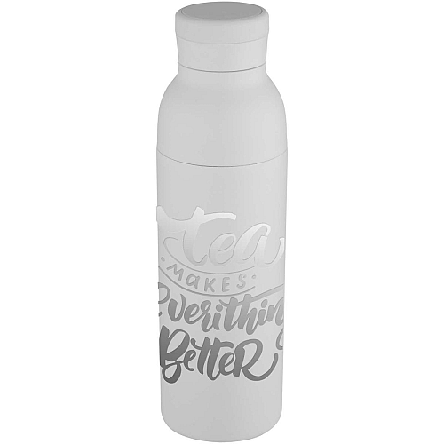 Illuminate 650 ml RCS recycled stainlesss steel double wall insulated water bottle 2