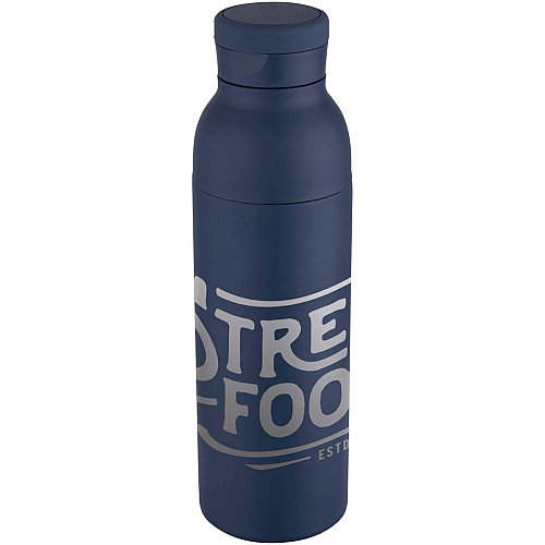 Illuminate 650 ml RCS recycled stainlesss steel double wall insulated water bottle 2