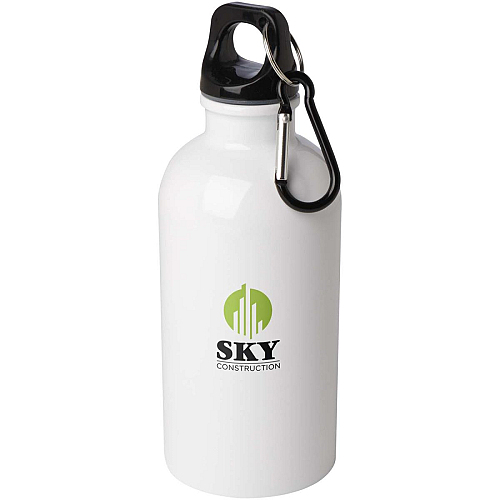 Oregon 400 ml RCS certified single wall stainless steel water bottle with carabiner 2