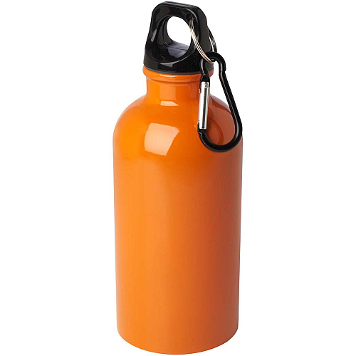 Oregon 400 ml RCS certified single wall stainless steel water bottle with carabiner 1