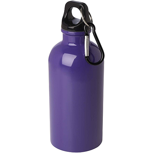 Oregon 400 ml RCS certified single wall stainless steel water bottle with carabiner 1
