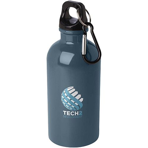 Oregon 400 ml RCS certified single wall stainless steel water bottle with carabiner 2