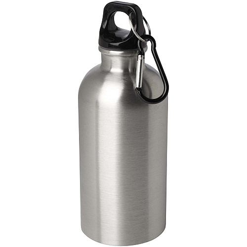Oregon 400 ml RCS certified single wall stainless steel water bottle with carabiner 1