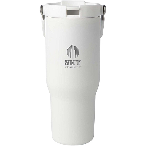 Bronx 900 ml RCS recycled stainless steel copper vacuum insulated tumbler with dual function lid 2