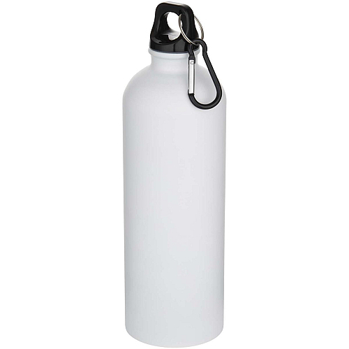 Oregon 750 ml matte RCS recycled single wall stainless steel water bottle with carabiner 1