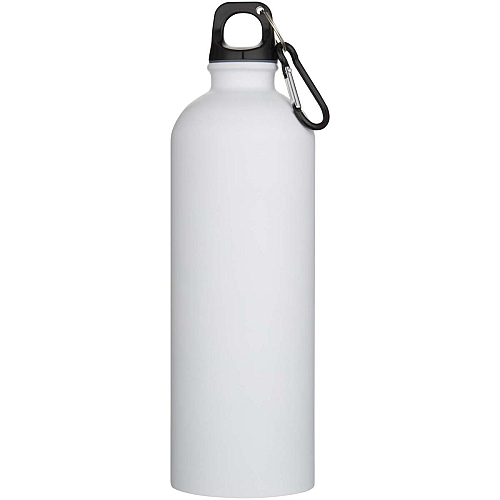 Oregon 750 ml matte RCS recycled single wall stainless steel water bottle with carabiner 3