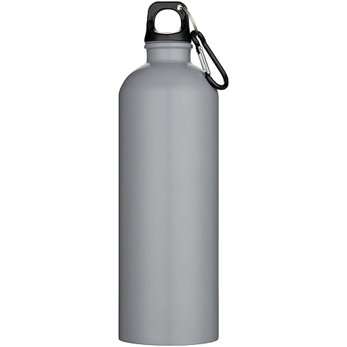 Oregon 750 ml matte RCS recycled single wall stainless steel water bottle with carabiner 3