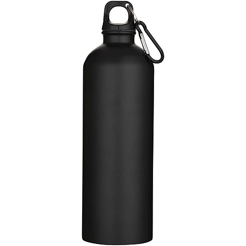 Oregon 750 ml matte RCS recycled single wall stainless steel water bottle with carabiner 3