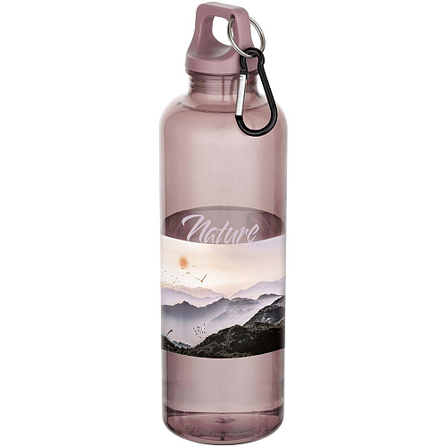 Oregon 750 ml RCS recycled plastic water bottle with carabiner 2
