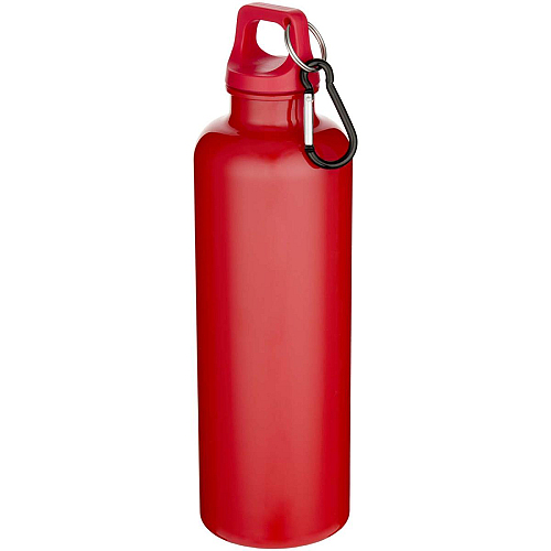 Oregon 750 ml solid colour RCS recycled plastic water bottle with carabiner 1