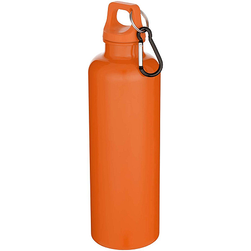 Oregon 750 ml solid colour RCS recycled plastic water bottle with carabiner 1
