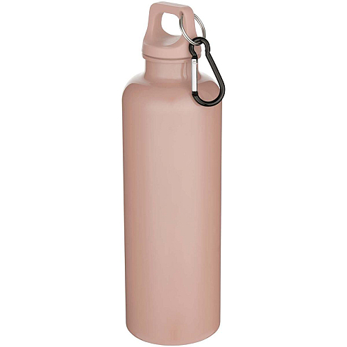 Oregon 750 ml solid colour RCS recycled plastic water bottle with carabiner 1