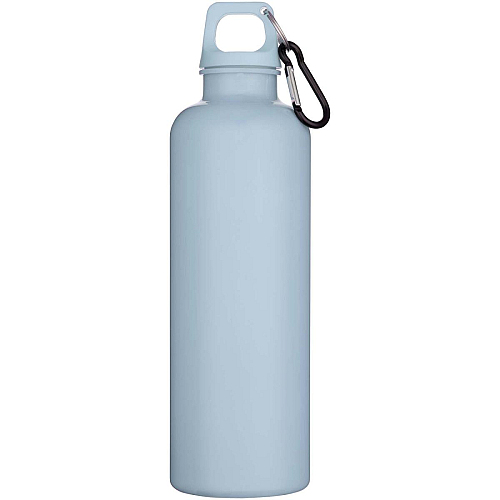 Oregon 750 ml solid colour RCS recycled plastic water bottle with carabiner 3