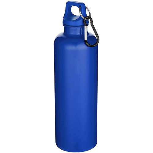 Oregon 750 ml solid colour RCS recycled plastic water bottle with carabiner 1