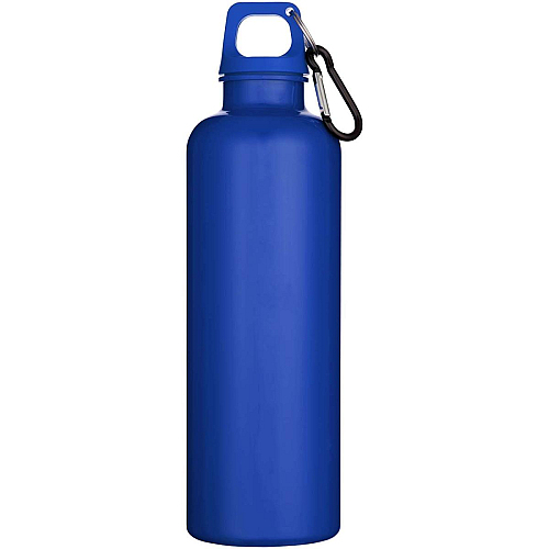 Oregon 750 ml solid colour RCS recycled plastic water bottle with carabiner 3