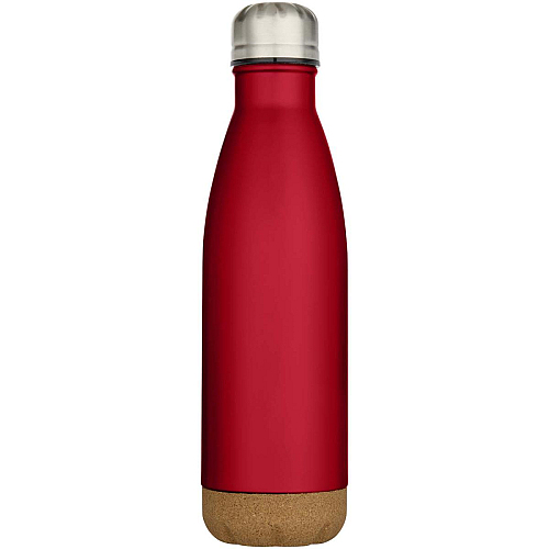 Cove 500 ml double wall vacuum insulated stainless steel water bottle with cork details 3