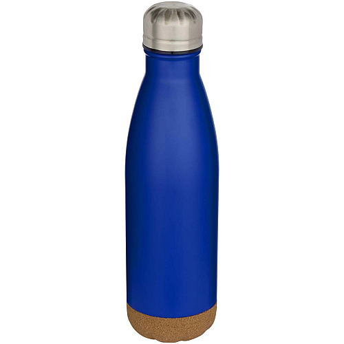 Cove 500 ml double wall vacuum insulated stainless steel water bottle with cork details 1