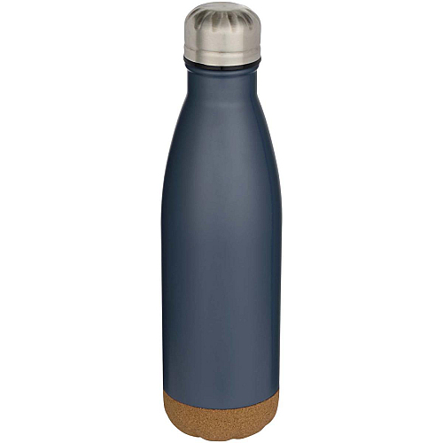 Cove 500 ml double wall vacuum insulated stainless steel water bottle with cork details 1