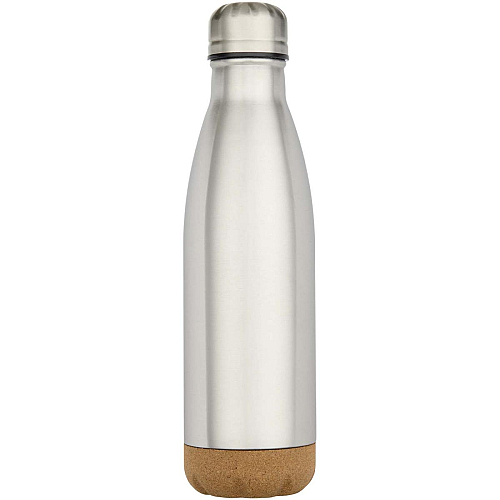 Cove 500 ml double wall vacuum insulated stainless steel water bottle with cork details 3