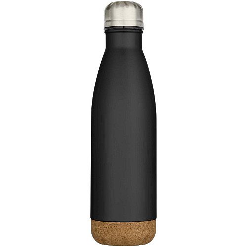 Cove 500 ml double wall vacuum insulated stainless steel water bottle with cork details 3