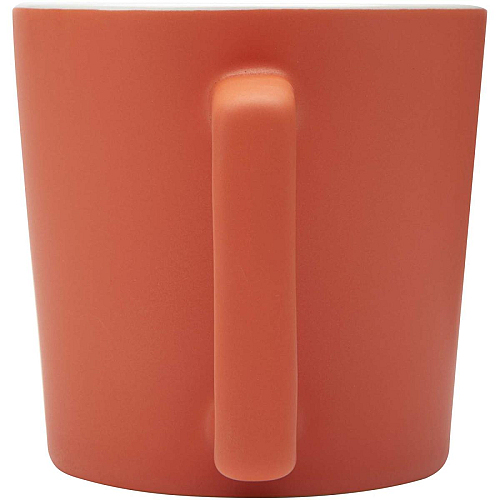 Cali 370 ml ceramic mug with matt finish 4