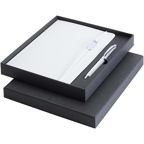Legato Elegance A5 hard cover notebook and rollerball pen set 1
