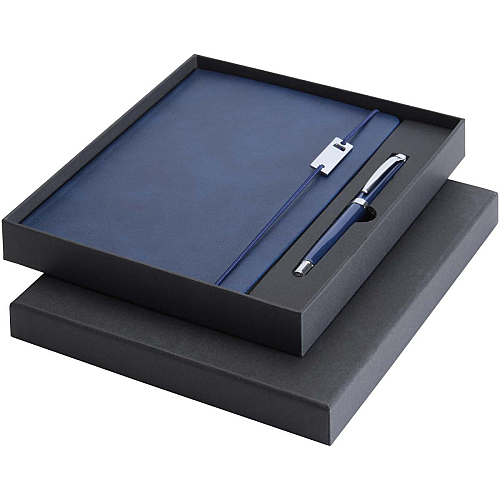 Legato Elegance A5 hard cover notebook and rollerball pen set 1