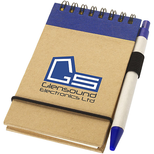 Zuse A7 recycled jotter notepad with pen 2