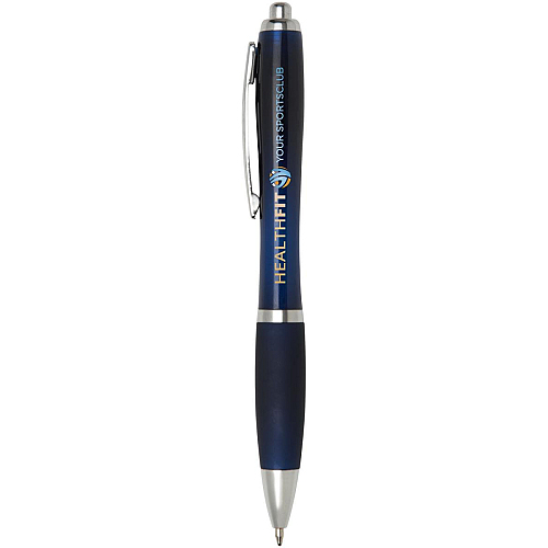 Nash ballpoint pen with coloured barrel and grip (black ink) 2