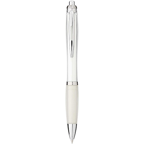 Nash ballpoint pen with coloured barrel and grip 1