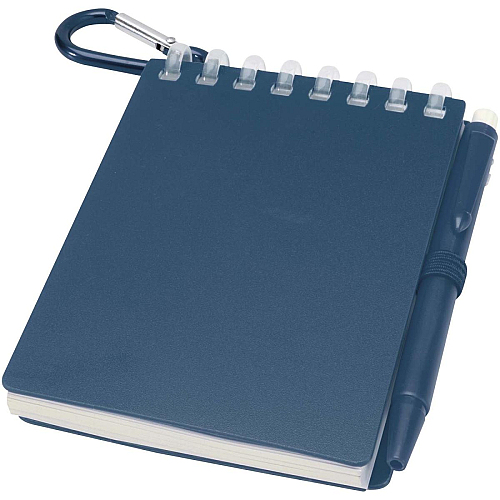 Lig Mini recycled outdoor soft cover notebook and ballpoint pen set (black ink) 1
