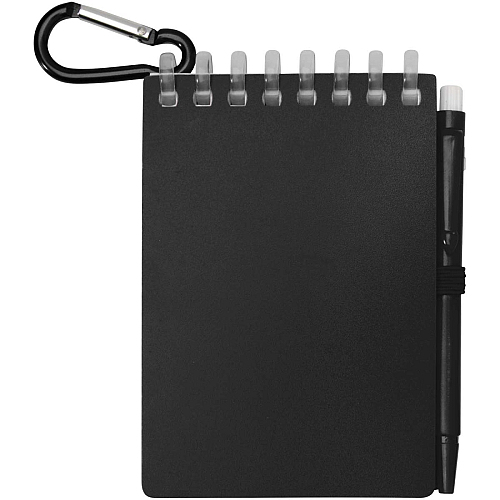 Lig Mini recycled outdoor soft cover notebook and ballpoint pen set (black ink) 3